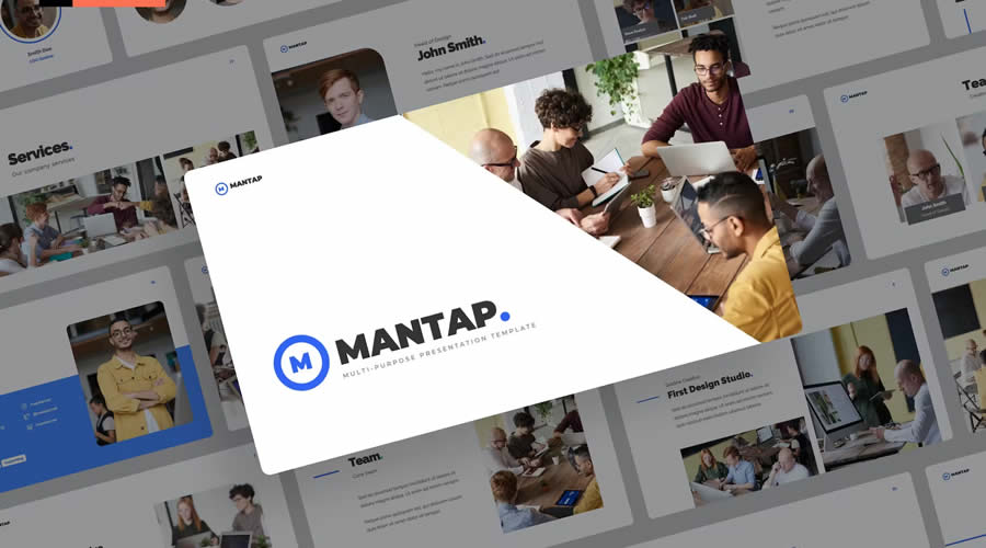 Mantap Multi-Purpose Presentation PowerPoint general business template