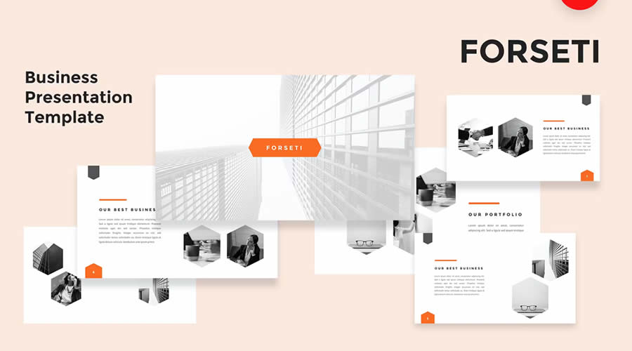 Forseti PowerPoint general business multi-purpose presentation template