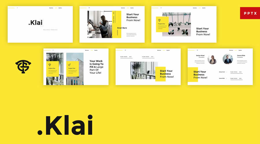 klai PowerPoint general business multi-purpose presentation template