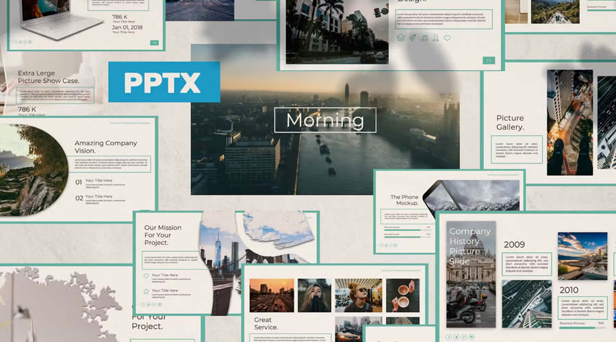 morning PowerPoint general business multi-purpose presentation template