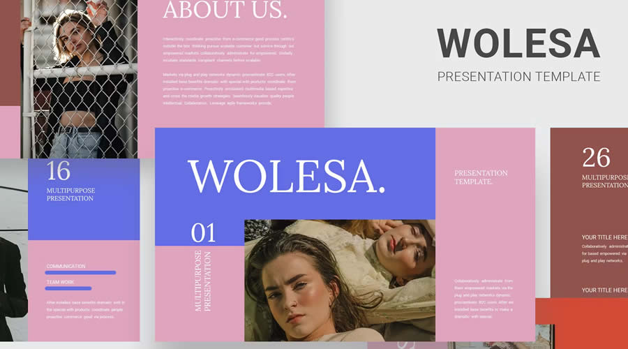 Wolesa Multi-Purpose PowerPoint general business multi-purpose presentation template