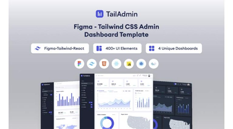 20+ Free Admin Dashboard Templates for Figma