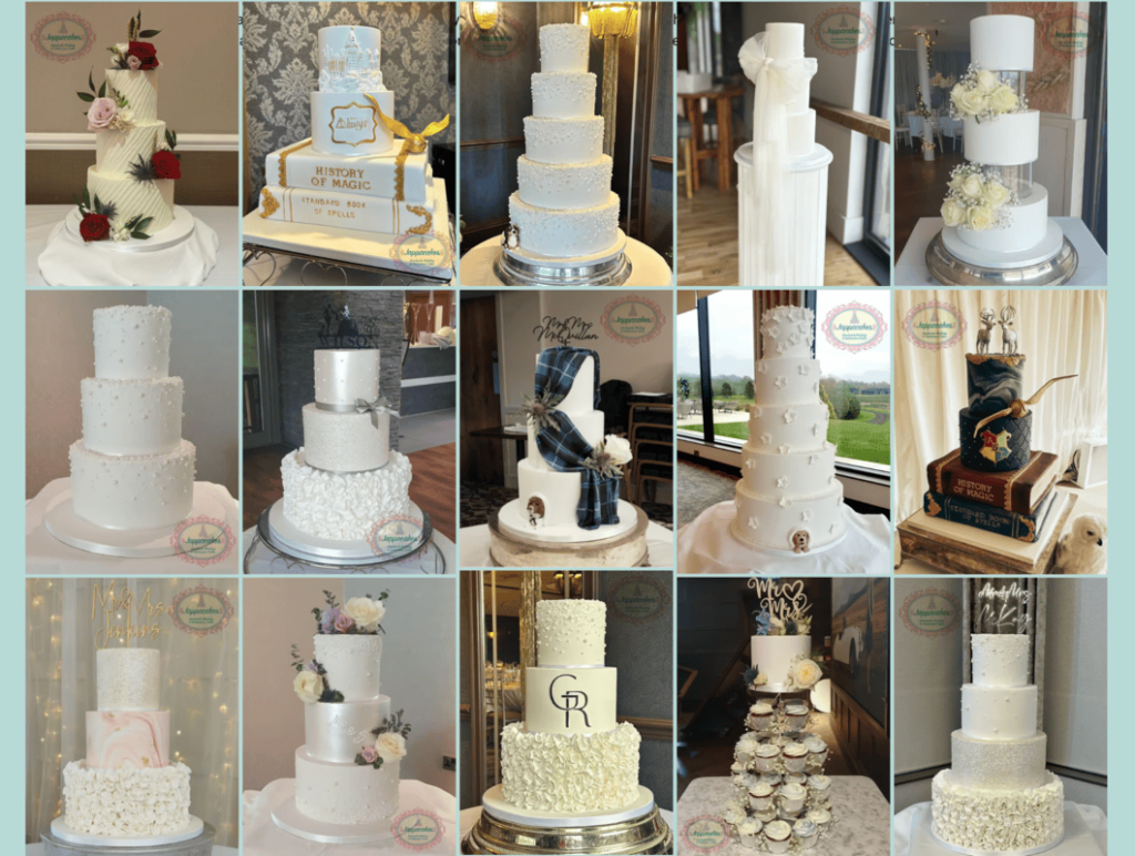 Wedding cakes gallery page of Jappacakes