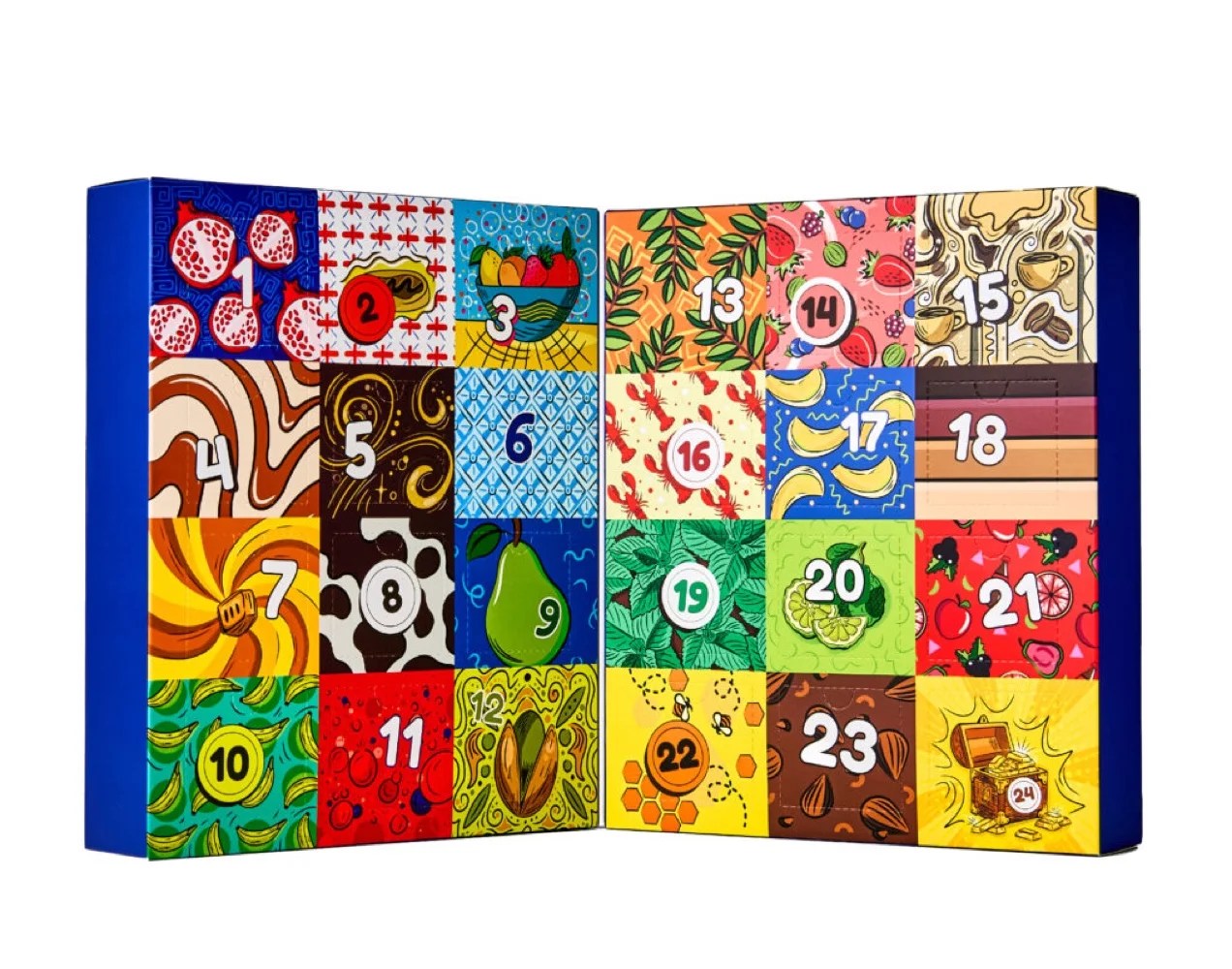 colorful Advent calendar from Universal Yums