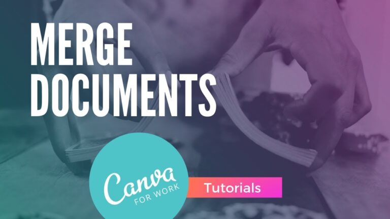Canva: how to merge 2 documents