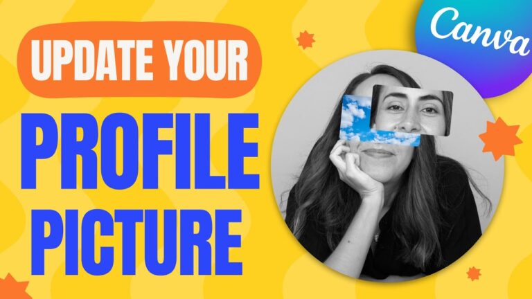 6 awesome profile pictures you can make in canva [free/pro] ✨