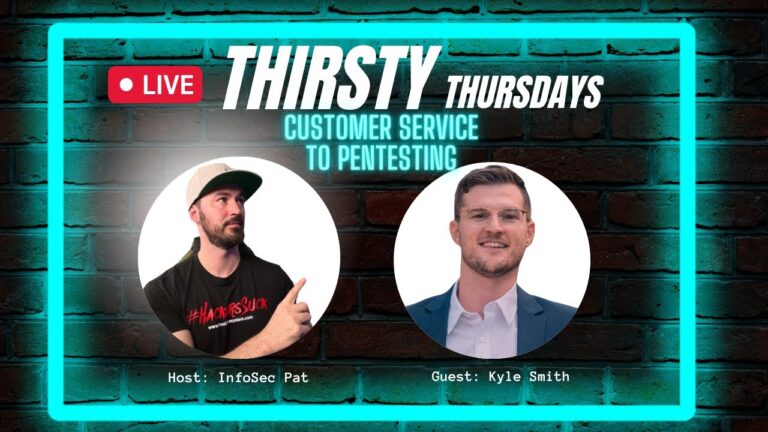 Thirsty thursdays live show with kyle smith – from financial services to cybersecurity