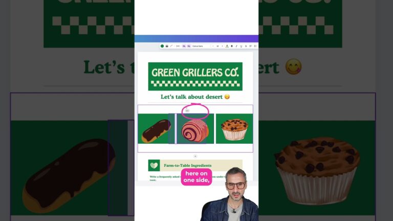 Adjust and style the layout of your canva docs easily!
