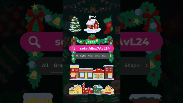 Beautiful christmas graphics for free in canva! ❤️ð❤️