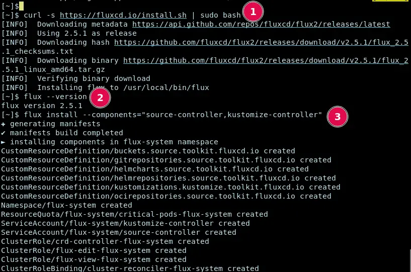 flux cd installation