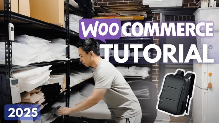 How to create an online store (ecommerce website) with woocommerce – 2025