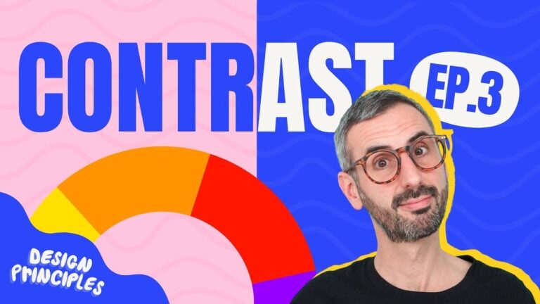 Contrast | basic principles of graphic design [ep.03]