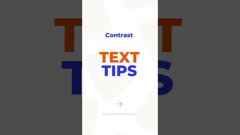 5 essentials tips to work with text