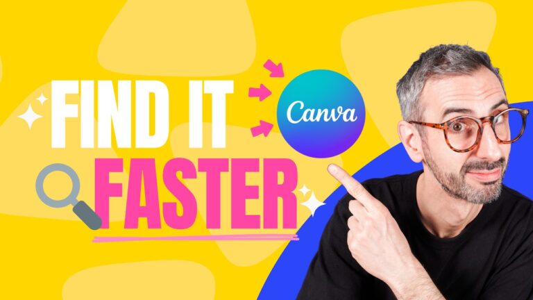 How to search for things in canva? (and find them!)