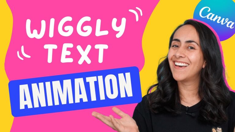 How to make a wiggly text animation – free & easy