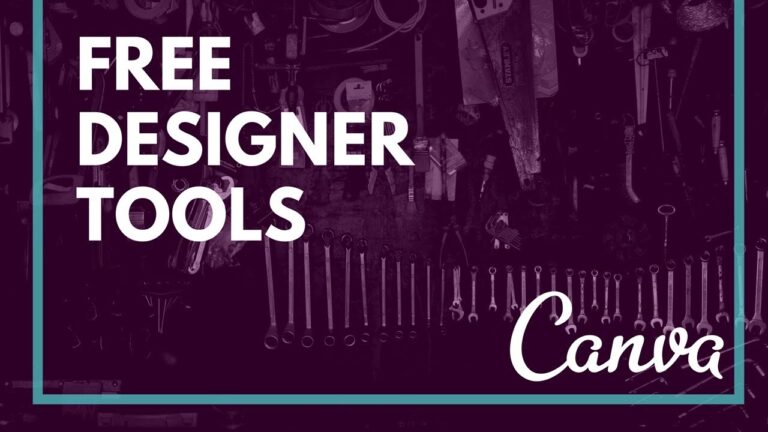 Canva: overview of all the designer tools