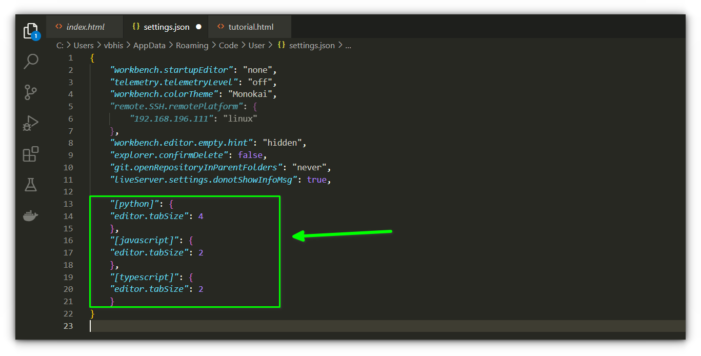 Handling Indentation in VS Code - WIREDGORILLA