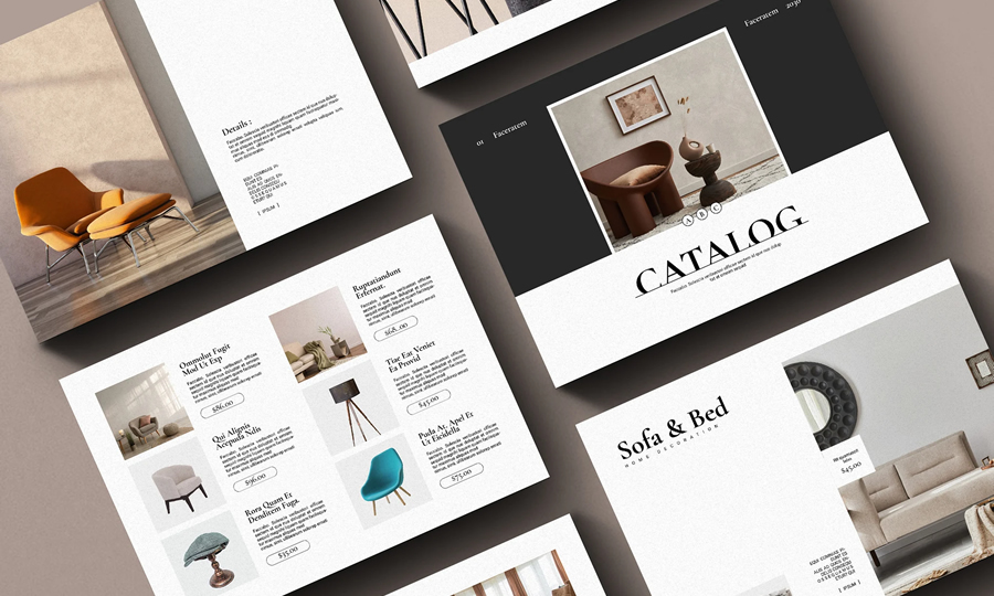 Landscape Product Catalog Template Adobe InDesign