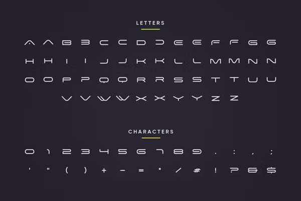 Science Modern Futuristic Font