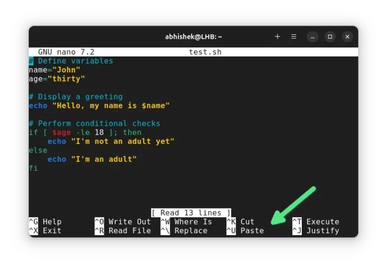 Getting Started With Nano Editor