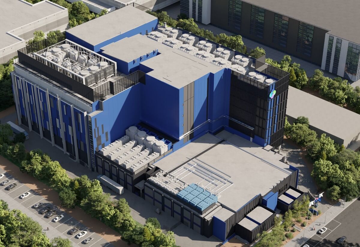 2) The newest render of IC3 Super West at our 65MW Macquarie Park Data Centre Campus in Sydney's north zone.