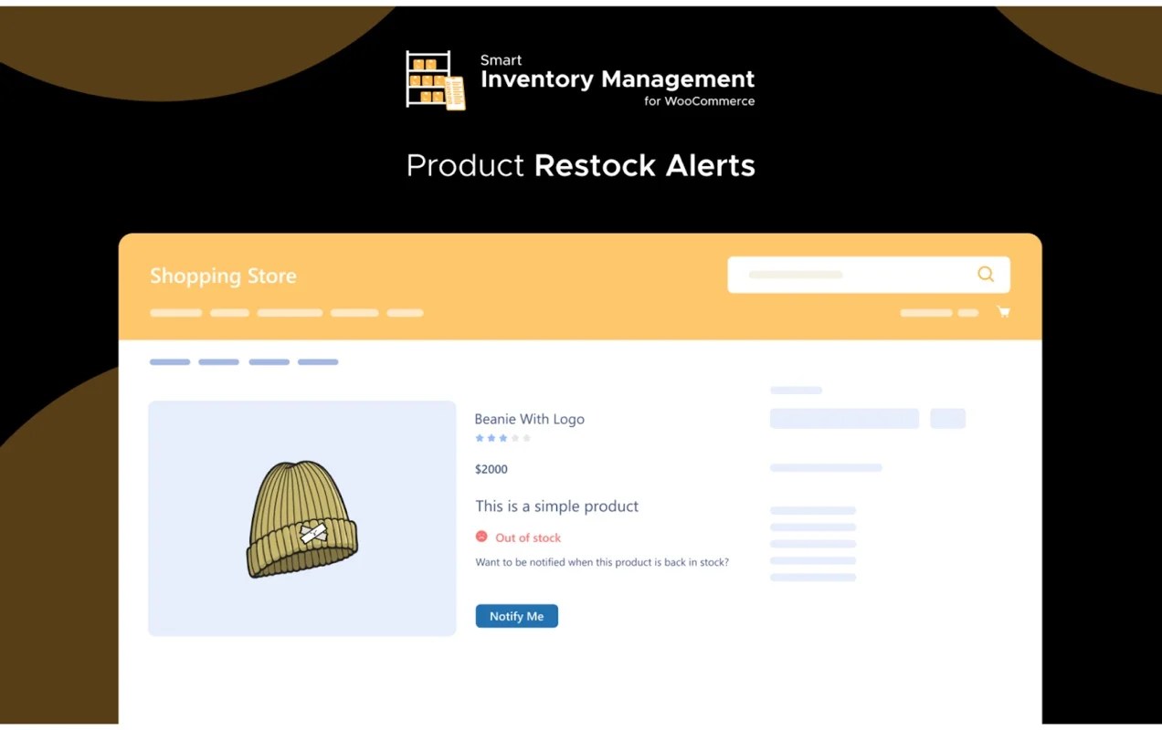 extension page with examples from the Smart Inventory Management tool