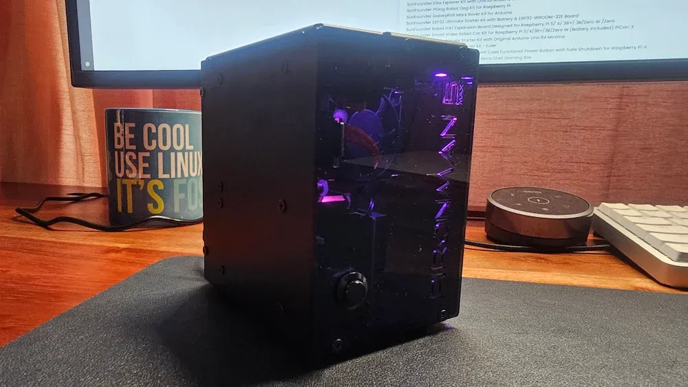 Close up of Pironman 5 Max case