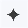 Animated gif of the Gemini button morphing between shapes in blue and purple,