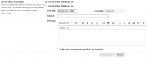 What’s So Important About Setting up an Out of Office Message