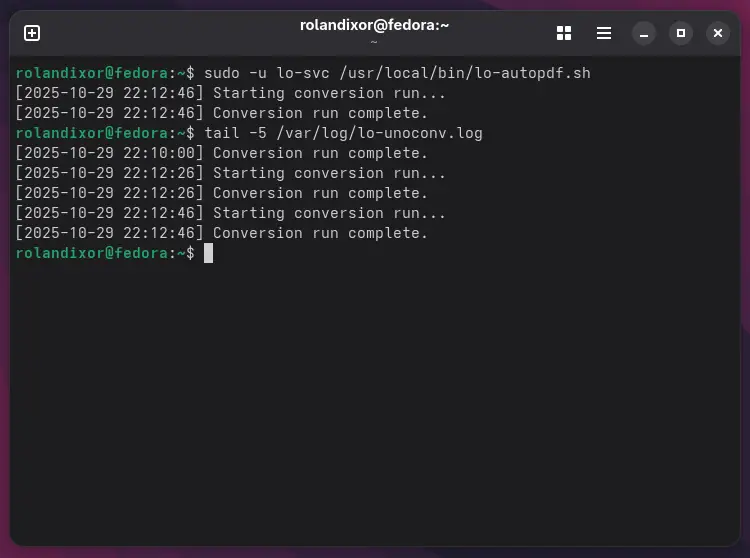 Creating an Automated PDF Conversion System on Linux with unoconv [In-depth Guide]