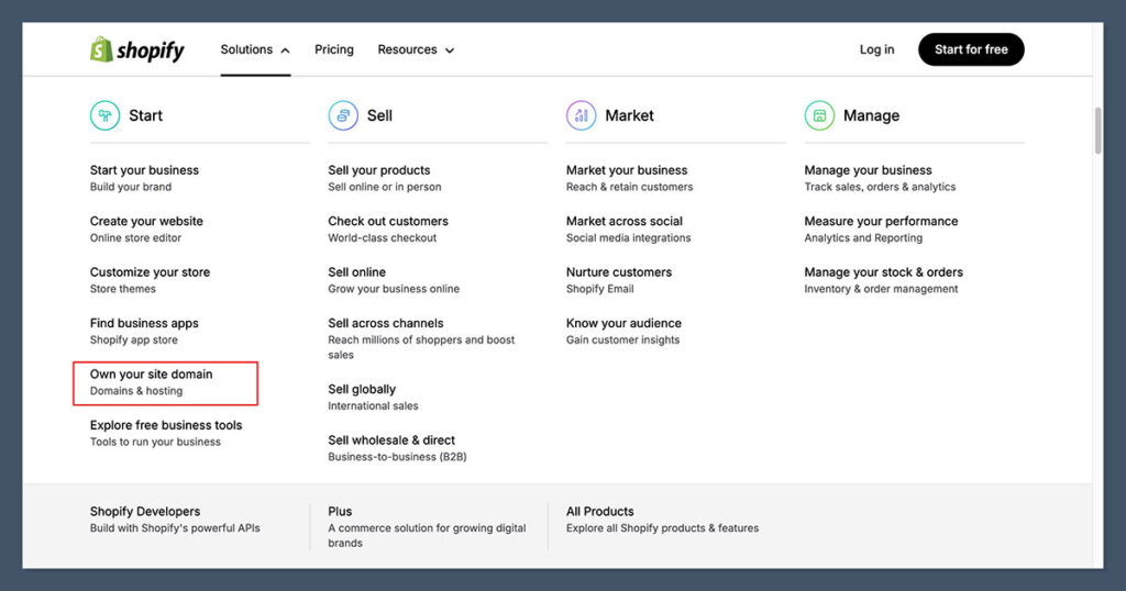 Shopify Hosting