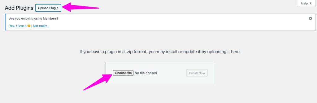 install plugin WordPress