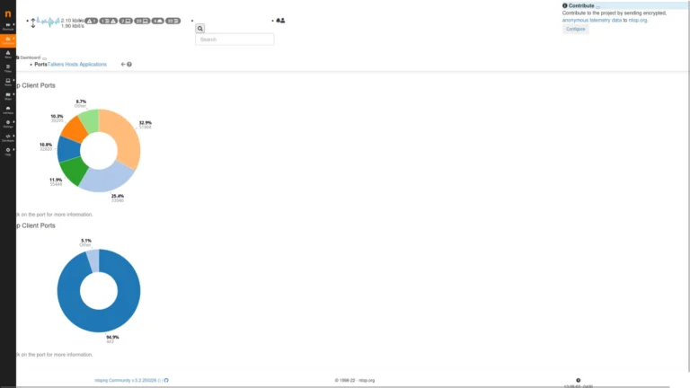 Monitoring I/O Usage and Network Traffic in Linux With iotop & ntopng