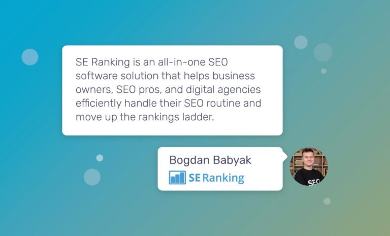 Interview: Bogdan Babyak, Marketing Team Lead at SE Ranking