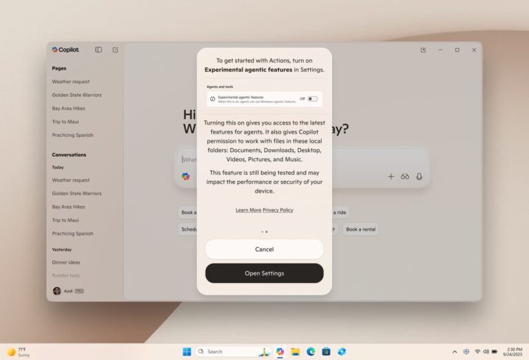 Microsoft's New Windows AI Feature Comes With Warnings About Malware and Data Theft