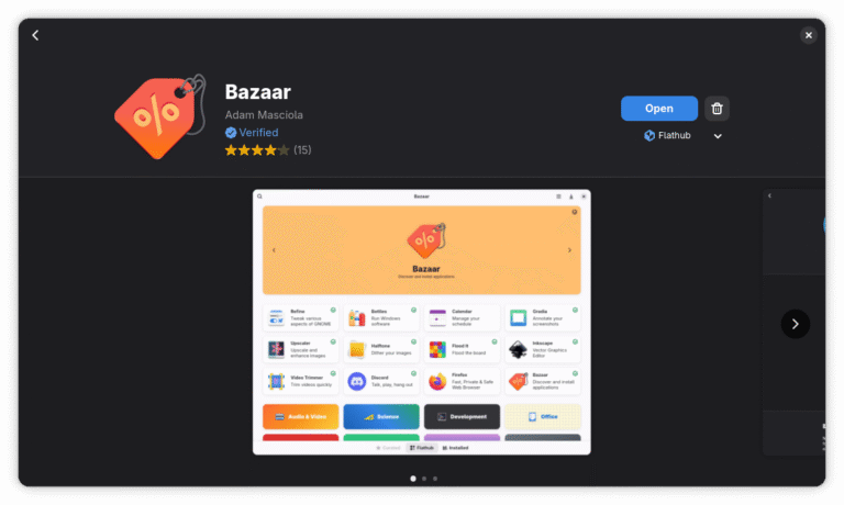 The (Almost) Perfect Linux Marketplace App for Flatpak Lovers