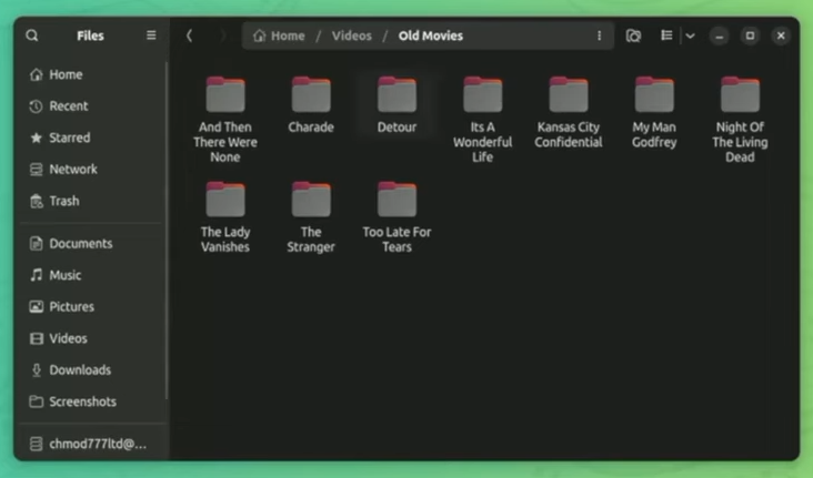 Media files are organized in folders locally. Accessed later by searching in local file manager.