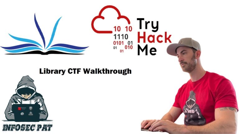TryHackMe – Library Walkthrough With InfoSec Pat