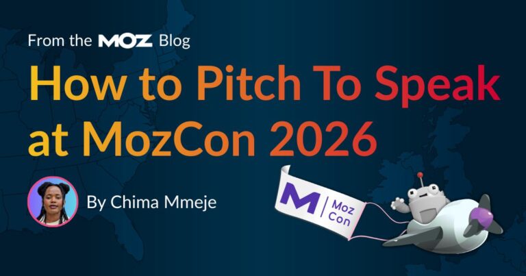 How to Pitch To Speak at MozCon New York 2026