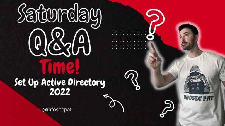 How To Setup Active Directory Windows Server 2022 Live – InfoSec Pat