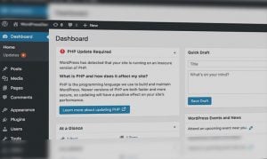 Outdated PHP Version Warning in WordPress – How to Fix it