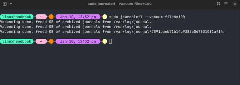 Using journalctl vacuum to Clean and Control Logs on Linux